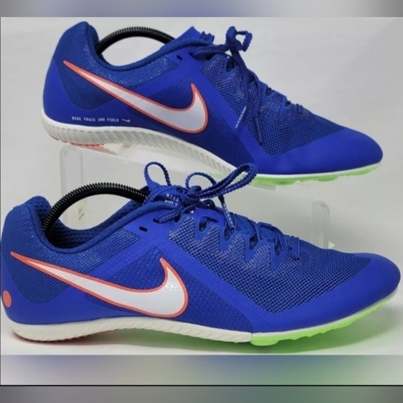 Nike Men\'s Sz 11.5 Zoom Rival Sprint Track Field Spikes Blue 2023 DC8753-401 New main image 8